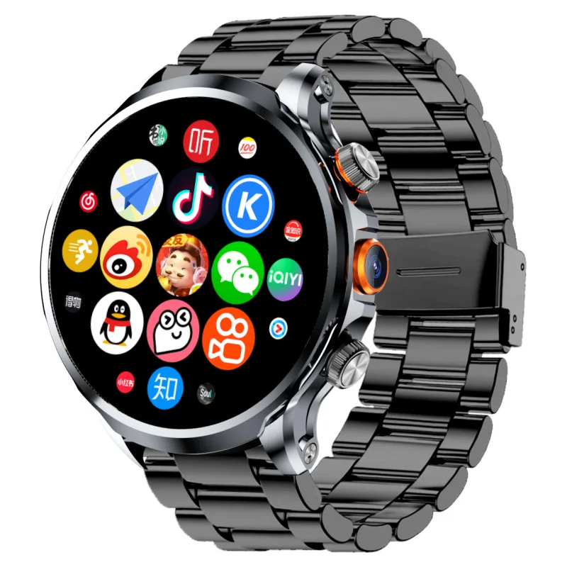New spherical round screen smart watch phone card adult men and women black technology
New spherical round screen smart watch phone card adult men and women black technology