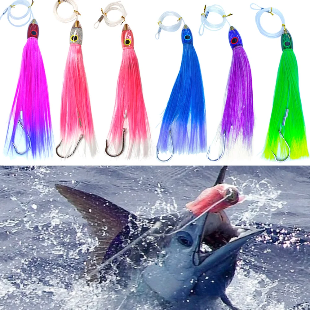120g Fishing Mock Octopus Dummy Bait for Summer Boat Fishing Trolling and Anti-tangling Mackerel Tuna Sailfish Fishing Lures
120g Fishing Mock Octopus Dummy Bait for Summer Boat Fishing Trolling and Anti-tangling Mackerel Tuna Sailfish Fishing Lures