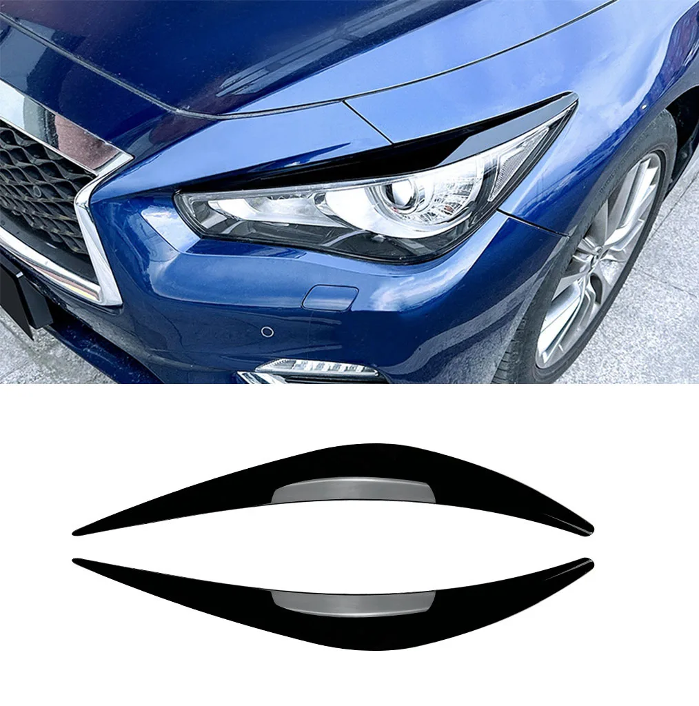 2 шт. Автомобильные фары, брови, веки, отделка крышки для Infiniti Q50 2014 + Автомобильные наклейки, веки, отделка крышки, Стайлинг автомобиля
2 шт. Автомобильные фары, брови, веки, отделка крышки для Infiniti Q50 2014 + Автомобильные наклейки, веки, отделка крышки, Стайлинг автомобиля