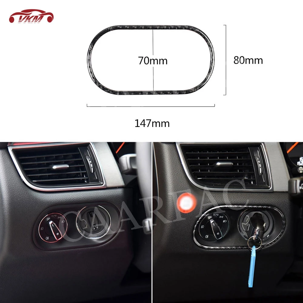Carbon Fiber Car Headlight Ignition Switch Button Trim Frame Cover Decal Sticker for Porsche Macan 2015-2018
Carbon Fiber Car Headlight Ignition Switch Button Trim Frame Cover Decal Sticker for Porsche Macan 2015-2018