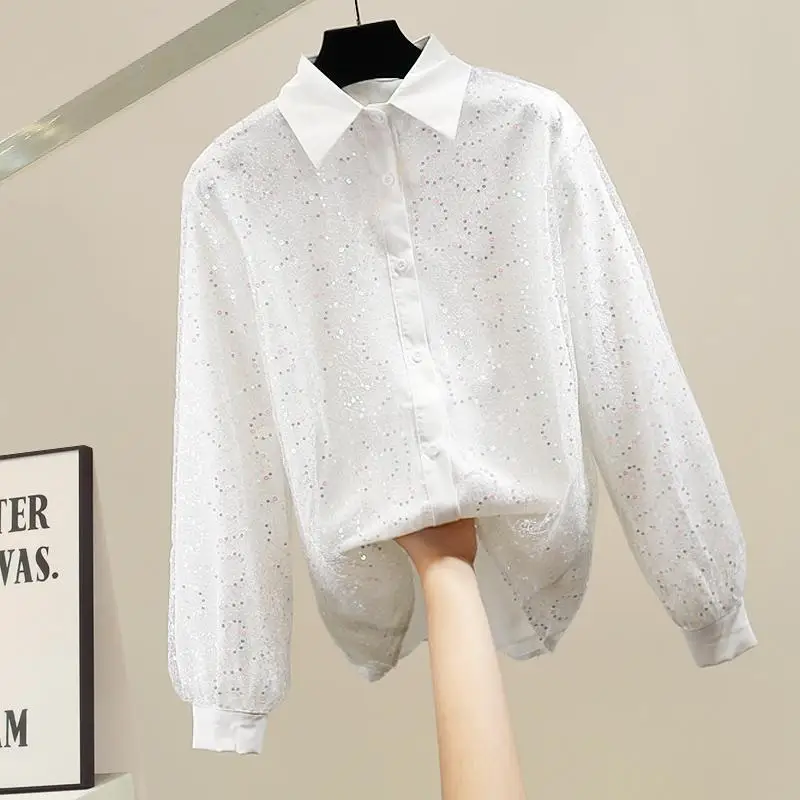 Faionable Heavy-du Sequin Design Little Bla Dr irt Spring Autumn Loose Slimming Versatile Women's Trendy Top
Faionable Heavy-du Sequin Design Little Bla Dr irt Spring Autumn Loose Slimming Versatile Women's Trendy Top