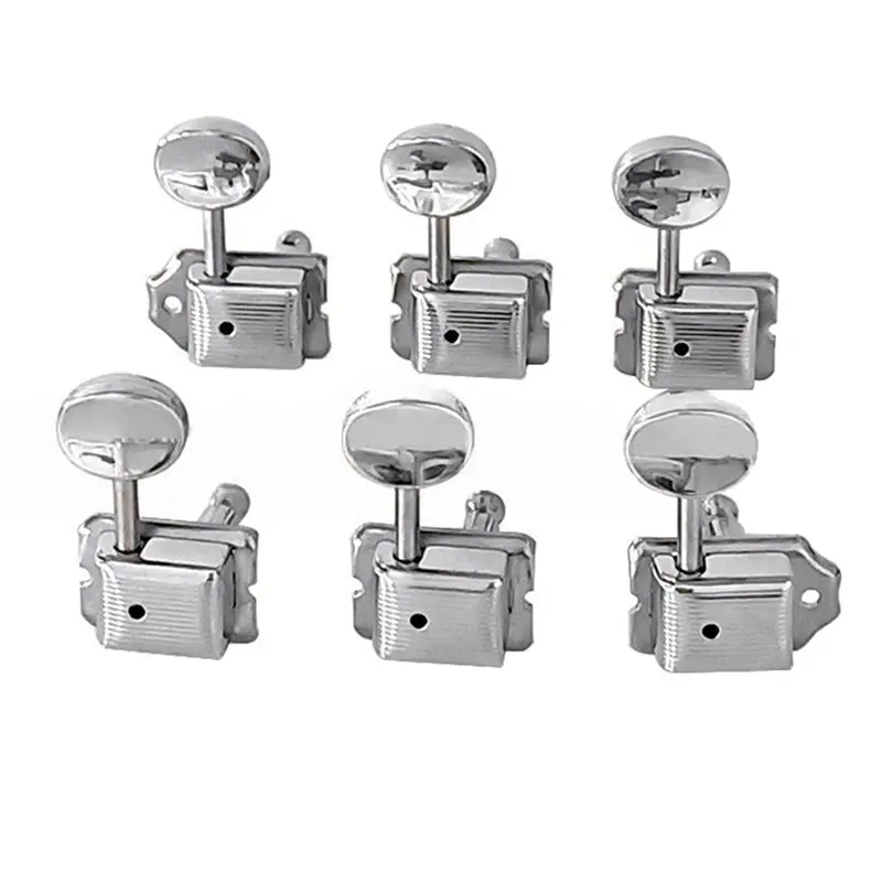 Винтажные тюнеры для электрогитары, никель-серебро, 6-линейные колки, набор ключей для настройки, колки 6R-AT20
Винтажные тюнеры для электрогитары, никель-серебро, 6-линейные колки, набор ключей для настройки, колки 6R-AT20