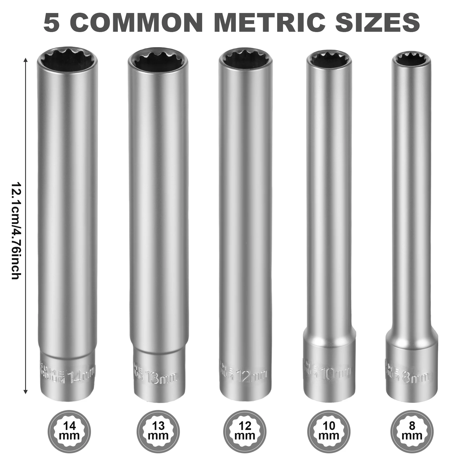 Набор торцевых головок 3/8 дюйма Набор ударных гайковертов Глубокие головки CRV Набор торцевых ключей с храповым механизмом Адаптер торцевой головки для крутящего момента
Набор торцевых головок 3/8 дюйма Набор ударных гайковертов Глубокие головки CRV Набор торцевых ключей с храповым механизмом Адаптер торцевой головки для крутящего момента