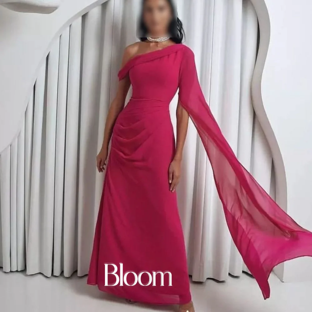 Вечернее платье на одно плечо Bloom по индивидуальному заказу, длинные атласные вечерние платья с рюшами, женские платья Vestidos De Fiesta Elegantes Para Mujer Robe
Вечернее платье на одно плечо Bloom по индивидуальному заказу, длинные атласные вечерние платья с рюшами, женские платья Vestidos De Fiesta Elegantes Para Mujer Robe