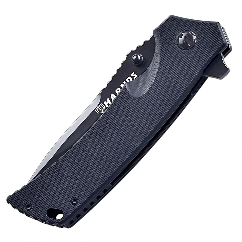 HARNDS Warrior/General Folding Knife Outdoor Tools D2 Steel Blade G10 Handle With Durable Ballistic Nylon Sheath
HARNDS Warrior/General Folding Knife Outdoor Tools D2 Steel Blade G10 Handle With Durable Ballistic Nylon Sheath