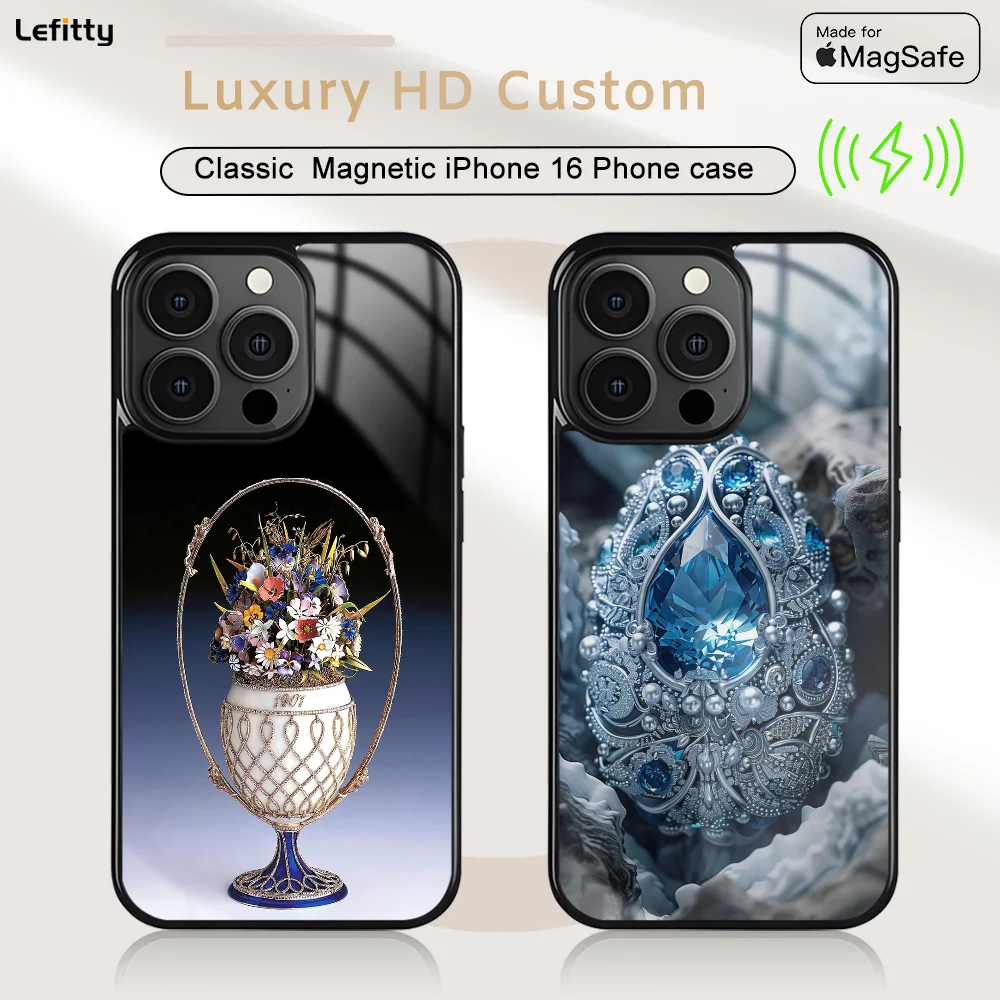Classic Faberge Egg Phone Case For iPhone 16 15 14 13 12 11 Pro Max Plus Mini Magnetic Magsafe Wireless Charging Cover
Classic Faberge Egg Phone Case For iPhone 16 15 14 13 12 11 Pro Max Plus Mini Magnetic Magsafe Wireless Charging Cover