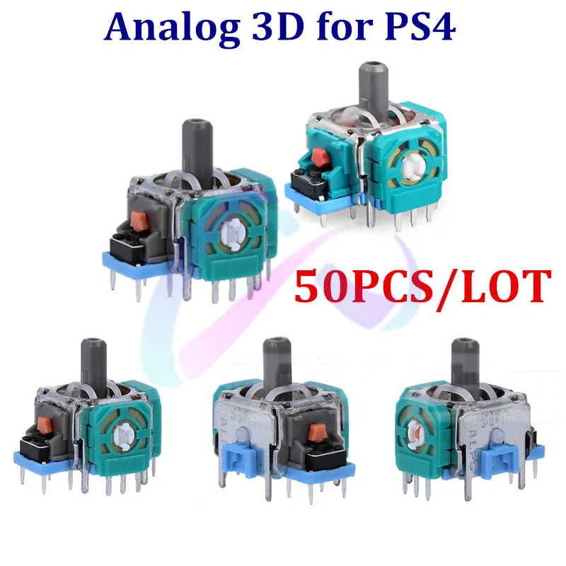 50PCS/LOT Original NEW 3D Thumbstick Wireless Rocker Joystick Axis Analog For Playstation 4 Controller For PS4
50PCS/LOT Original NEW 3D Thumbstick Wireless Rocker Joystick Axis Analog For Playstation 4 Controller For PS4