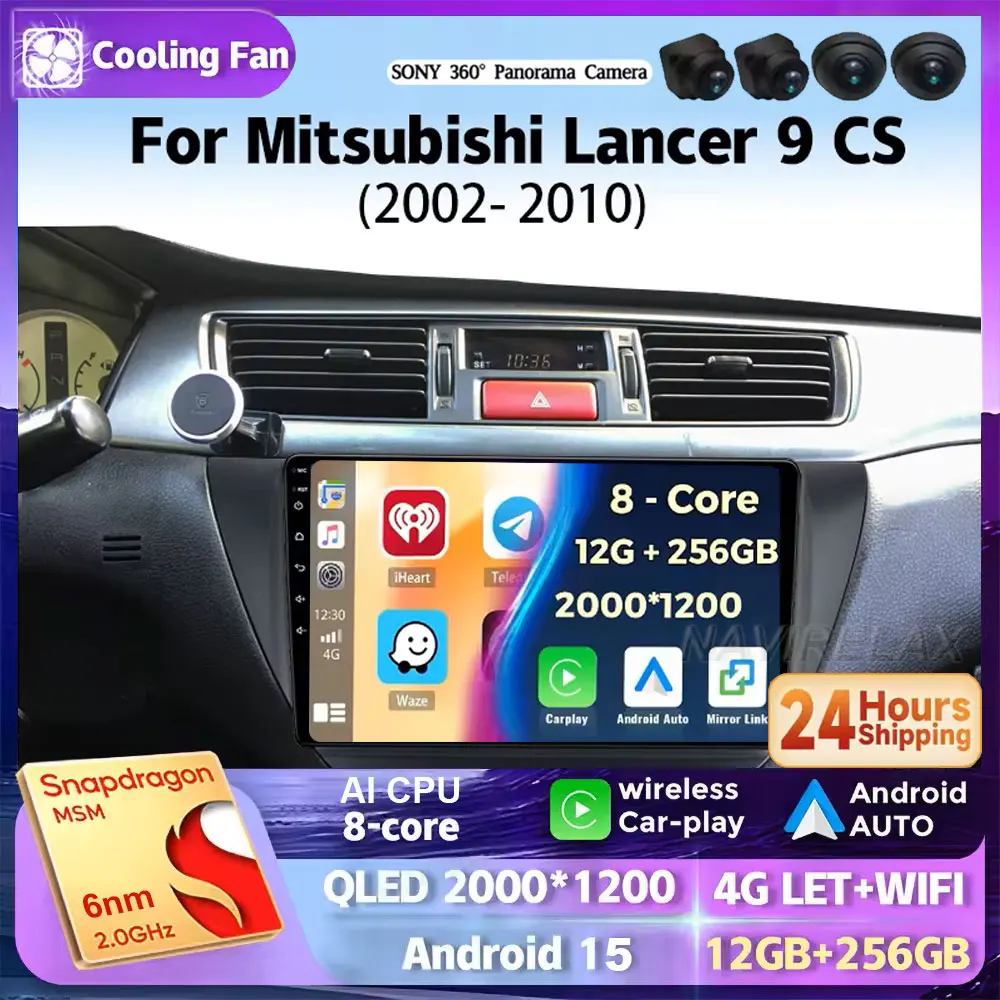Android 15 For Mitsubishi Lancer 9 CS 2000 2003 2004-2010 2K QLED Stereo Car Radio Multimedia Video Player GPS 4G CarPlay
Android 15 For Mitsubishi Lancer 9 CS 2000 2003 2004-2010 2K QLED Stereo Car Radio Multimedia Video Player GPS 4G CarPlay