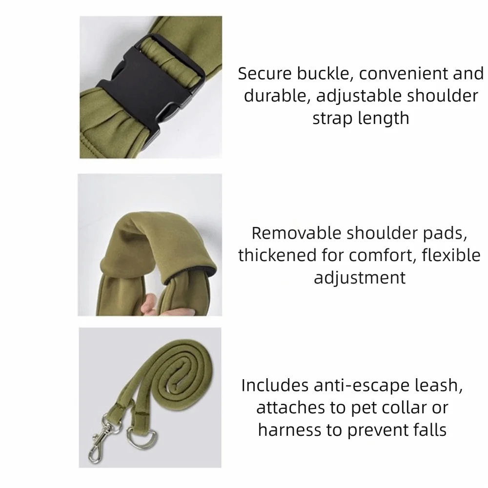 Double Sided Pet Carrier Bags Adjustable Strap Comfortable Dog Sling Carrier Bag Breathable Hand Free Pet Messenger Bag
Double Sided Pet Carrier Bags Adjustable Strap Comfortable Dog Sling Carrier Bag Breathable Hand Free Pet Messenger Bag