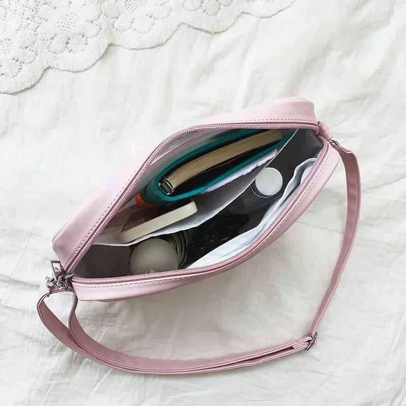 Luxury Pu Ita Bag Crossbody Women Sweet Lolita Bags Cute Transparent Pocket Japanese Style Shoulder Bag Purses and Handbags
Luxury Pu Ita Bag Crossbody Women Sweet Lolita Bags Cute Transparent Pocket Japanese Style Shoulder Bag Purses and Handbags