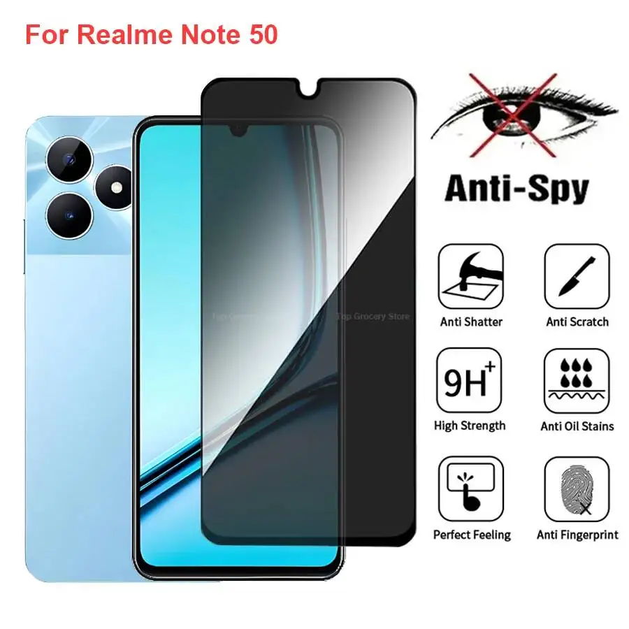 Anti Spy Privacy Tempered Glass Protector Compatible For Realme Note50 Full Cover Screen Phone Film
Anti Spy Privacy Tempered Glass Protector Compatible For Realme Note50 Full Cover Screen Phone Film