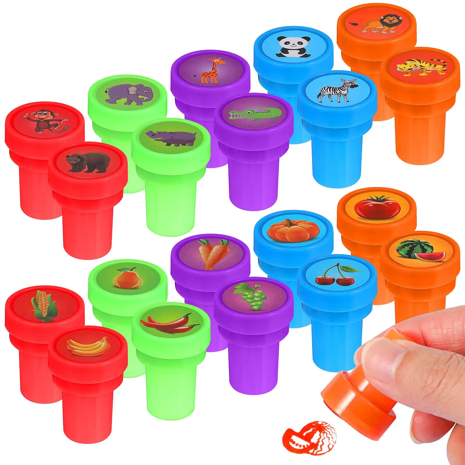 20 Pcs Children's Stamp Stickers for Kids Toy Fruit Stamps Animals Toddlers Tag Stamper Baby
20 Pcs Children's Stamp Stickers for Kids Toy Fruit Stamps Animals Toddlers Tag Stamper Baby