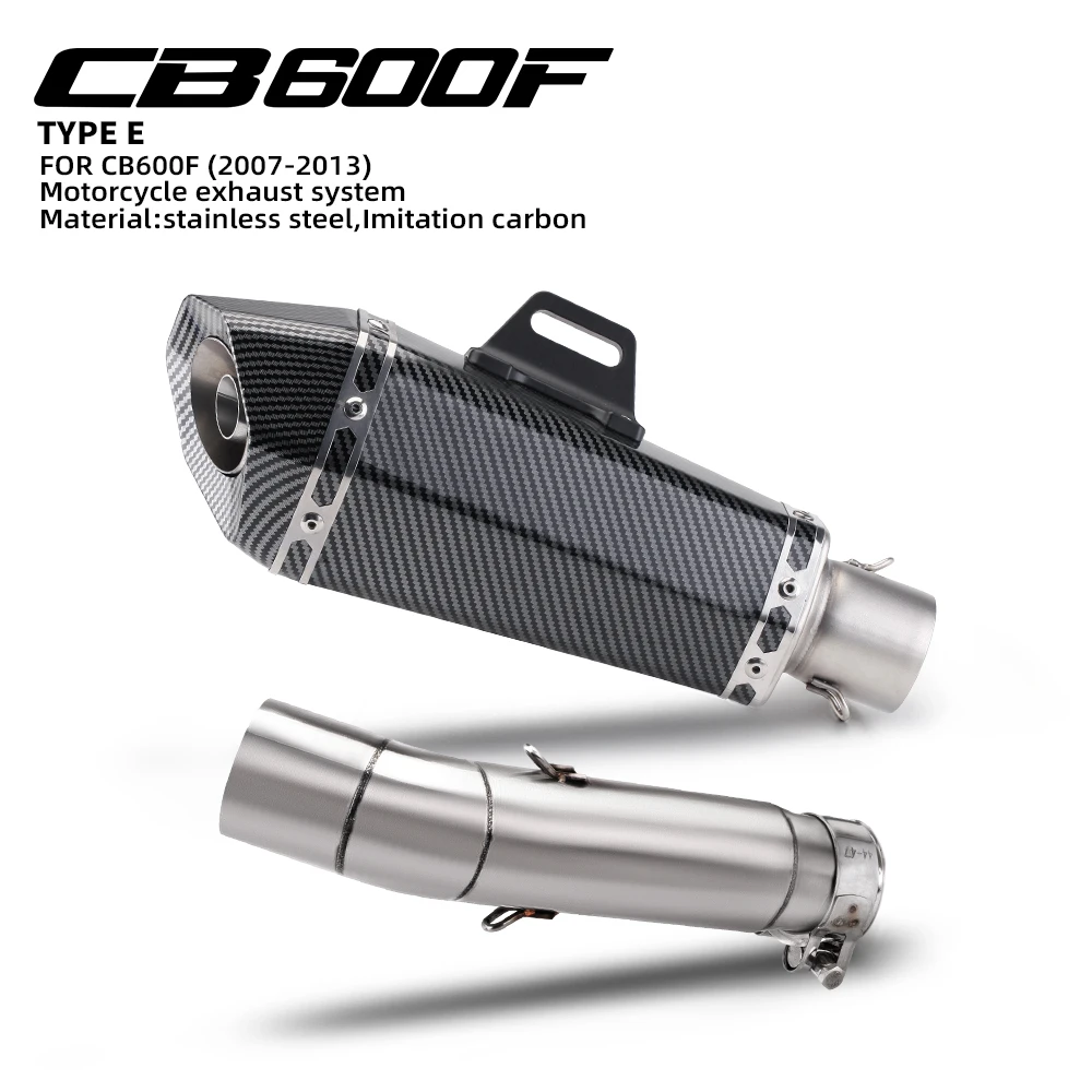 Motorcycle Stainless Steel Exhaust Mid-Pipe Connector 51mm Muffler For CB600 CB600F 2007 - 2013
Motorcycle Stainless Steel Exhaust Mid-Pipe Connector 51mm Muffler For CB600 CB600F 2007 - 2013