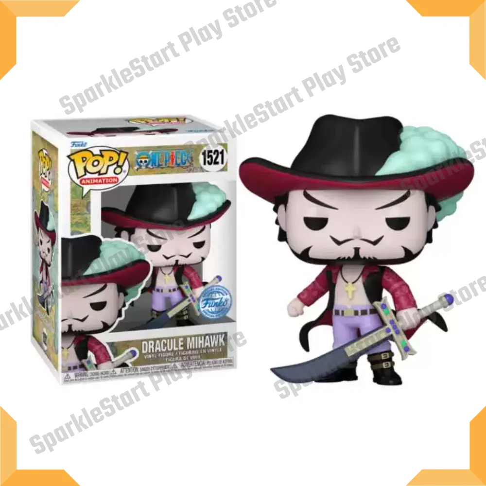 Дракула Михоук из One Piece # Коллекционная фигурка Funko Pop 1521, лимитированная серия, модель игрушки, подарок для детей
Дракула Михоук из One Piece # Коллекционная фигурка Funko Pop 1521, лимитированная серия, модель игрушки, подарок для детей