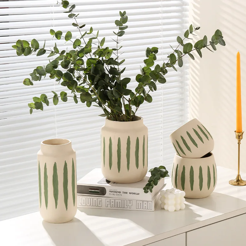 Room Decor Vase Creative Painted Ceramic Flowerpot Ornaments for Home Niche Desktop Indoor Flowerpot Home Decoration Gifts
Room Decor Vase Creative Painted Ceramic Flowerpot Ornaments for Home Niche Desktop Indoor Flowerpot Home Decoration Gifts