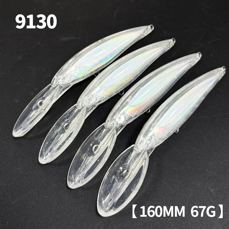 20pcs Unpainted 160mm 67g Large Heavy Minnow Tuna Fishing Lures Trolling Artificial Bait Long Lip Pesca Floating Big Game Diving
20pcs Unpainted 160mm 67g Large Heavy Minnow Tuna Fishing Lures Trolling Artificial Bait Long Lip Pesca Floating Big Game Diving