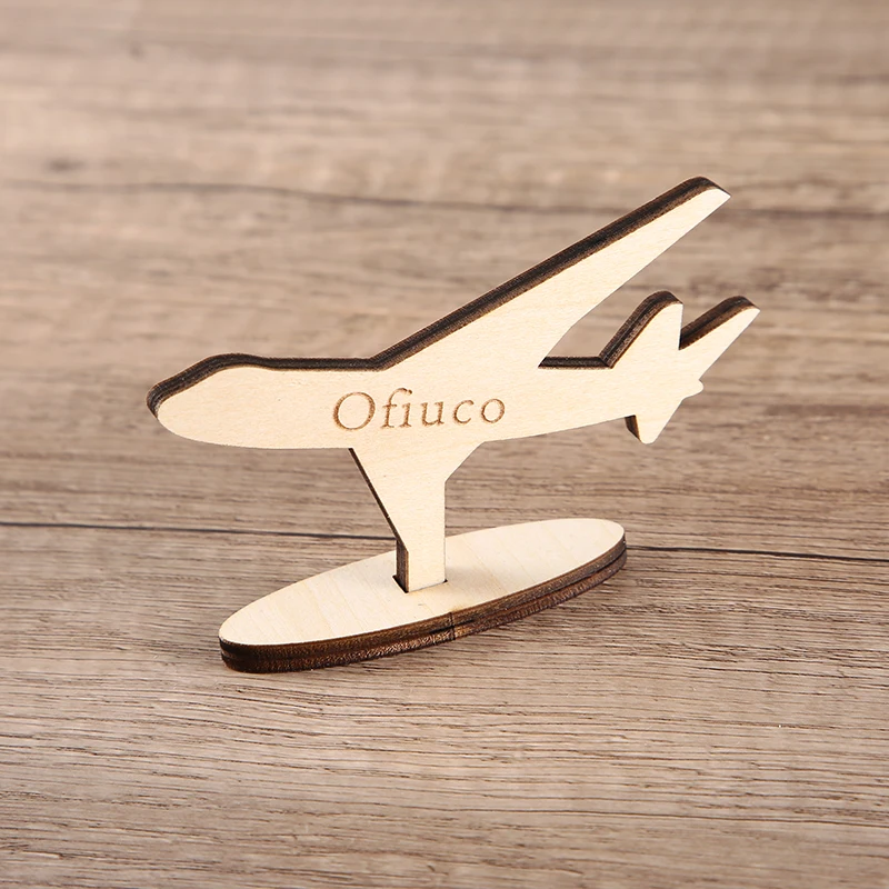 Standing Airplane Laser Cut Name signs for wedding Place Settings Dinner Place Card Wedding Escort Card Decoration tags gift
Standing Airplane Laser Cut Name signs for wedding Place Settings Dinner Place Card Wedding Escort Card Decoration tags gift