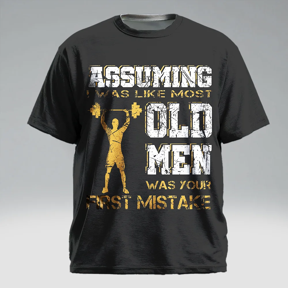 Мужская футболка с коротким рукавом больших размеров S-9xl: стиль с краями текста — гладкие смелые лозунги, устойчивые к морщинам,
Мужская футболка с коротким рукавом больших размеров S-9xl: стиль с краями текста — гладкие смелые лозунги, устойчивые к морщинам,