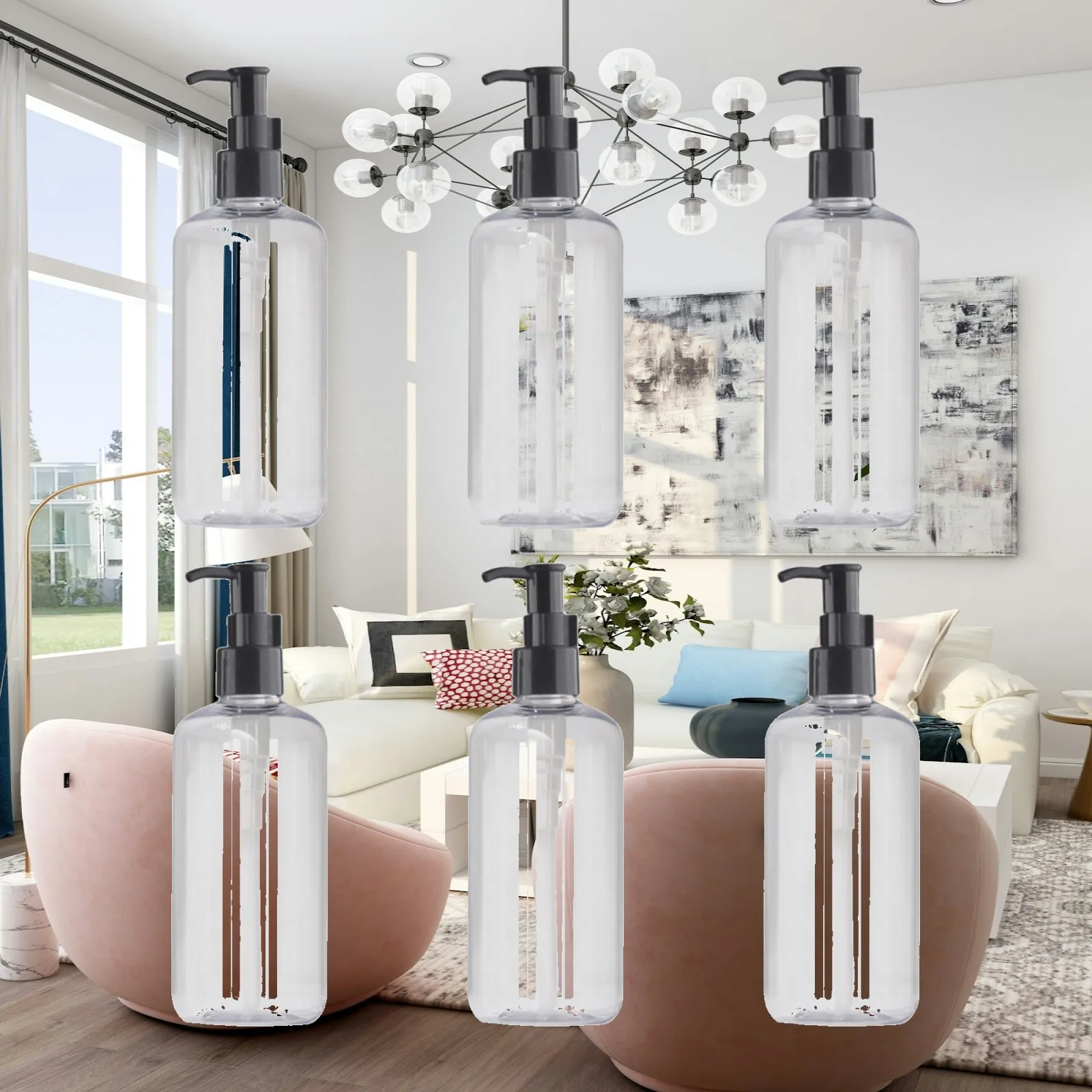 Bathroom Soap Dispenser Pump Bottle PET Plastic Refillable Liquid Holder for Shower Hand Wash
Bathroom Soap Dispenser Pump Bottle PET Plastic Refillable Liquid Holder for Shower Hand Wash