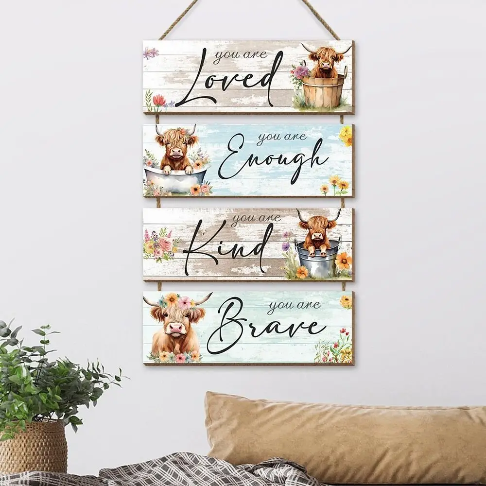 Wall Decoration Wooden Cow Sign Creative Colorful Door Pendant Exquisite Wall Hanging Farmhouse
Wall Decoration Wooden Cow Sign Creative Colorful Door Pendant Exquisite Wall Hanging Farmhouse