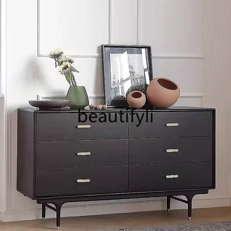 Black North American Oak Log Six Bucket Cabinet Medieval Side Cabinet Solid Wood Storage Locker
Black North American Oak Log Six Bucket Cabinet Medieval Side Cabinet Solid Wood Storage Locker