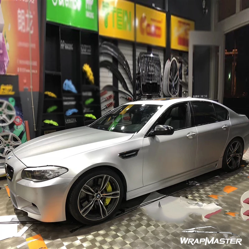 Wrapmaster матовая металлическая Серебристая клейкая виниловая пленка для автомобиля
Wrapmaster матовая металлическая Серебристая клейкая виниловая пленка для автомобиля