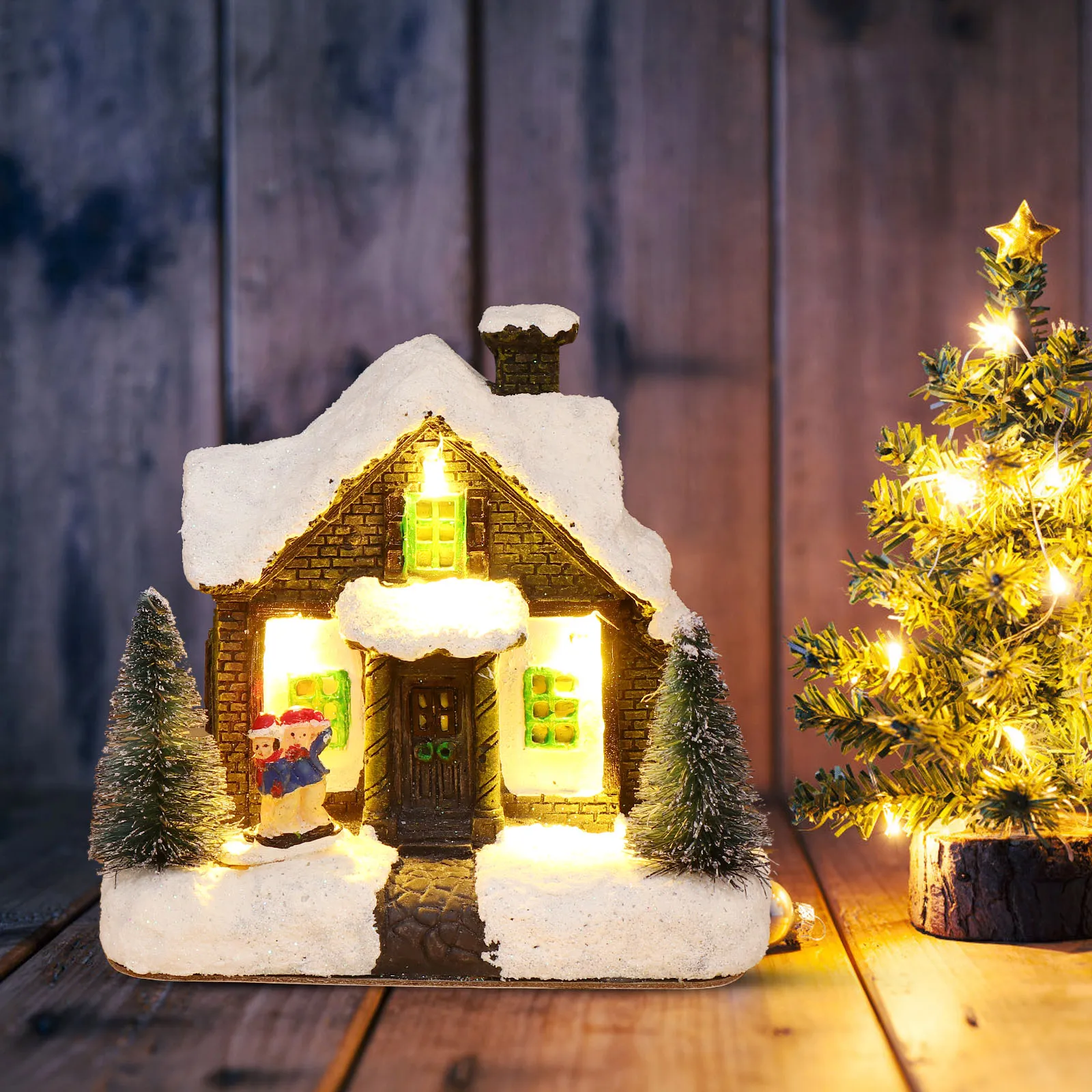 1Pc Mini House Resin Xmas Decoration Festive Home Store Hotel Ornament Snow Santa Gift 
1Pc Mini House Resin Xmas Decoration Festive Home Store Hotel Ornament Snow Santa Gift