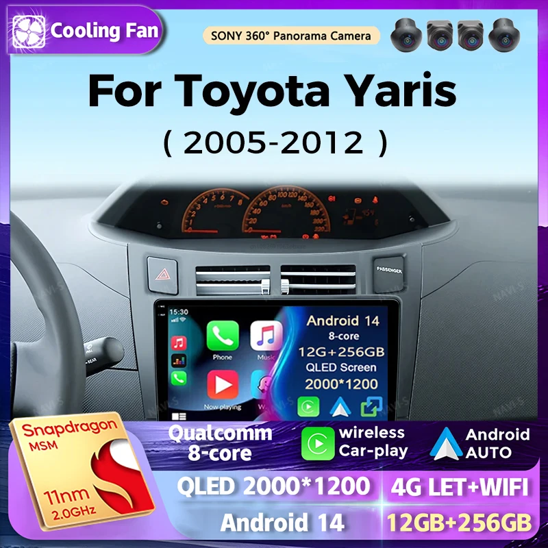 Android 14 мультимедийный видеоплеер для Toyota Yaris 2005 - 2012 навигация автомобильное радио 2k экран GPS Carplay стерео головное устройство 2din
Android 14 мультимедийный видеоплеер для Toyota Yaris 2005 - 2012 навигация автомобильное радио 2k экран GPS Carplay стерео головное устройство 2din