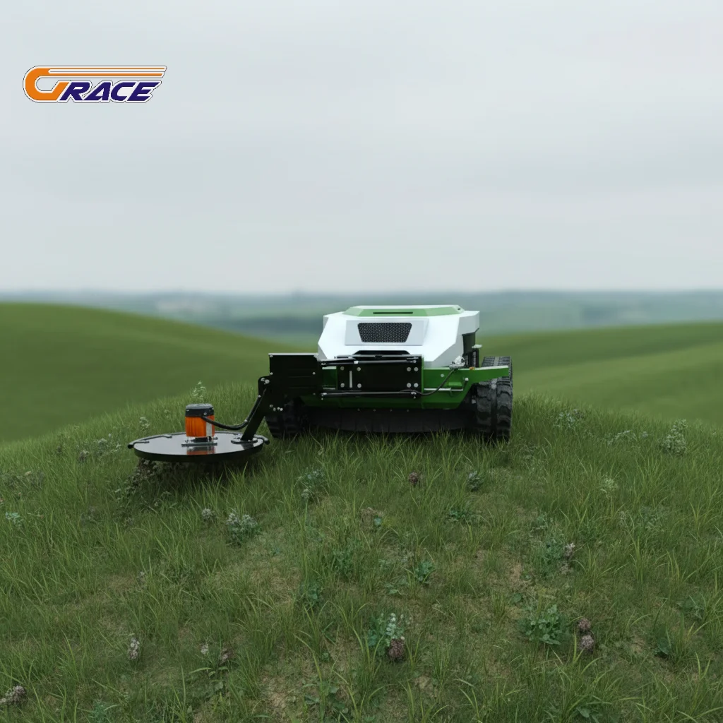 New Model RC Tracked Crawler Lawn Mower Cheap Price For Home Garden Commercial Use
New Model RC Tracked Crawler Lawn Mower Cheap Price For Home Garden Commercial Use