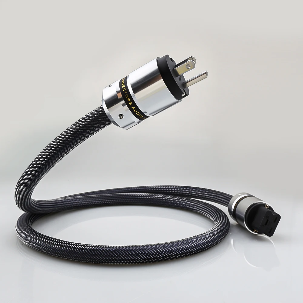 HiFi Audiophile P101 20A US Power Cable, Silver-Plated Graphite Mesh Germanium-Plated C19 IEC Female Power Cord for Amplifier
HiFi Audiophile P101 20A US Power Cable, Silver-Plated Graphite Mesh Germanium-Plated C19 IEC Female Power Cord for Amplifier