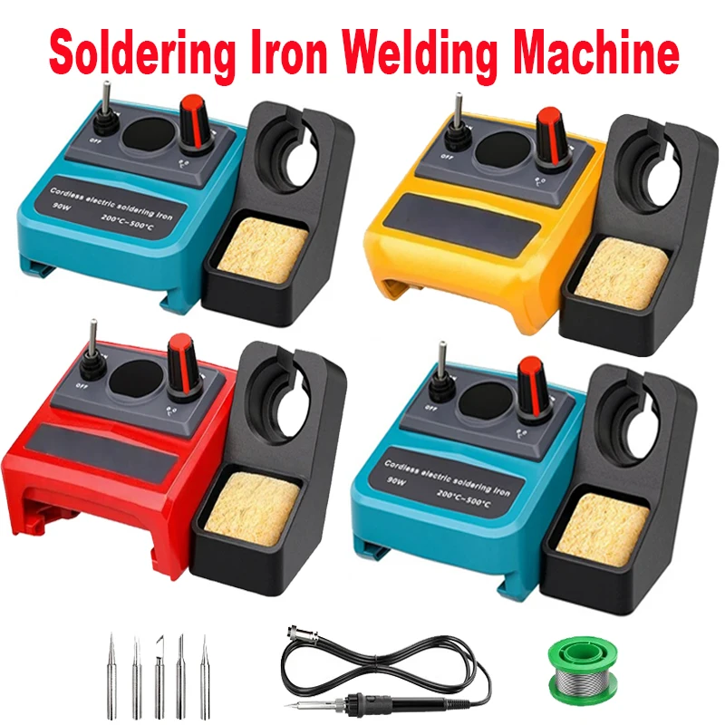 For Makita/Dewalt/Milwaukee/Bosch 18V Li-ion Battery Portable ES06 Cordless Soldering Station Lithium Soldering Iron for DIY
For Makita/Dewalt/Milwaukee/Bosch 18V Li-ion Battery Portable ES06 Cordless Soldering Station Lithium Soldering Iron for DIY