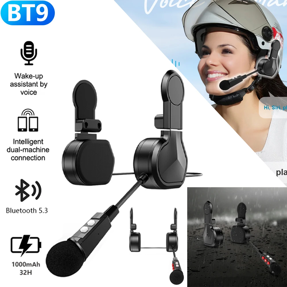 Summer Half Helmet Special Bluetooth Headset Magnetic Installation 1000Mah Battery Life 22 Hours Waterproof Noise Reduction
Summer Half Helmet Special Bluetooth Headset Magnetic Installation 1000Mah Battery Life 22 Hours Waterproof Noise Reduction