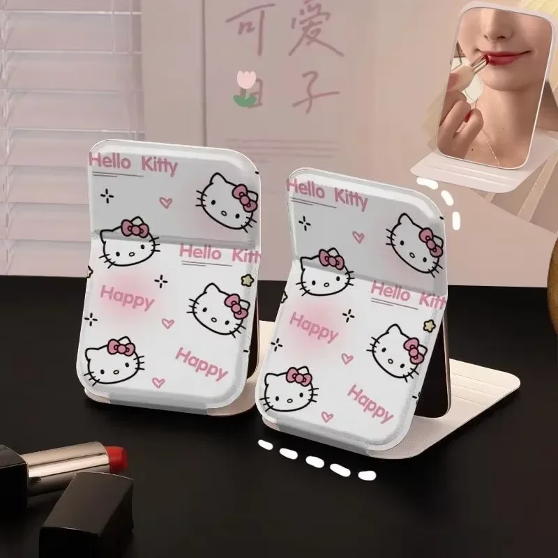 Sanrio Cute Hello Kitty Makeup Mirror Anime Fold Pocket Mirrors Cartoon Kawaii Portable Vanity Accessories Beautiful Gifts
Sanrio Cute Hello Kitty Makeup Mirror Anime Fold Pocket Mirrors Cartoon Kawaii Portable Vanity Accessories Beautiful Gifts
