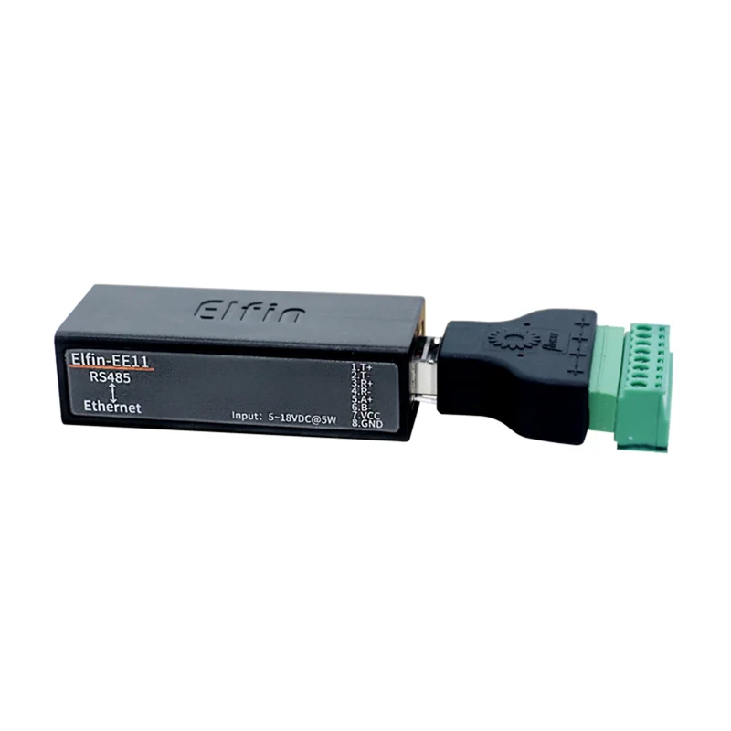 ABMF-последовательный порт RS485 к устройству Ethernet Серверный модуль IOT Elfin-EE11A Поддержка протокола Modbus TCP
ABMF-последовательный порт RS485 к устройству Ethernet Серверный модуль IOT Elfin-EE11A Поддержка протокола Modbus TCP