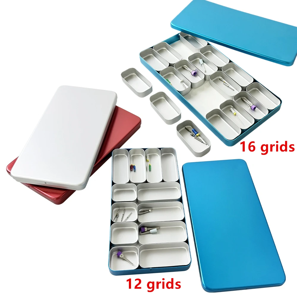 1pcs 12/16 Grids Disinfection Box Autoclavable Sterilization Case Dental Burs Endo Files Holder Instruments Tray Metal Container
1pcs 12/16 Grids Disinfection Box Autoclavable Sterilization Case Dental Burs Endo Files Holder Instruments Tray Metal Container