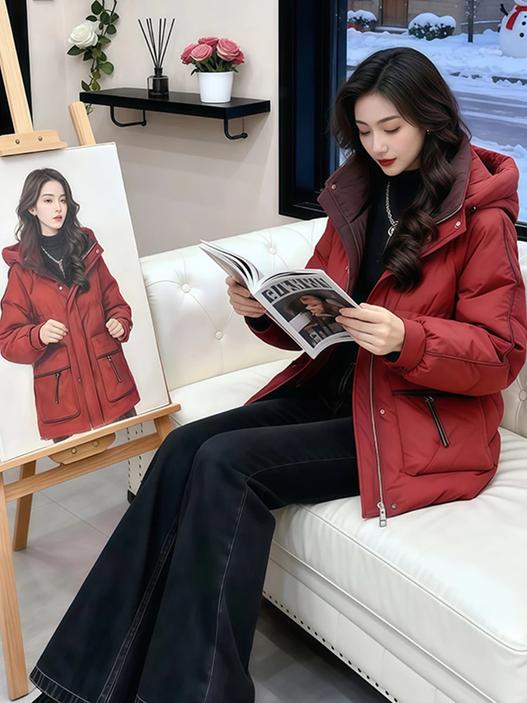 Корейская легкая пуховая хлопковая куртка для женщин, новая зимняя свободная очень милая удлиненная куртка с хлопковыми вставками
Корейская легкая пуховая хлопковая куртка для женщин, новая зимняя свободная очень милая удлиненная куртка с хлопковыми вставками