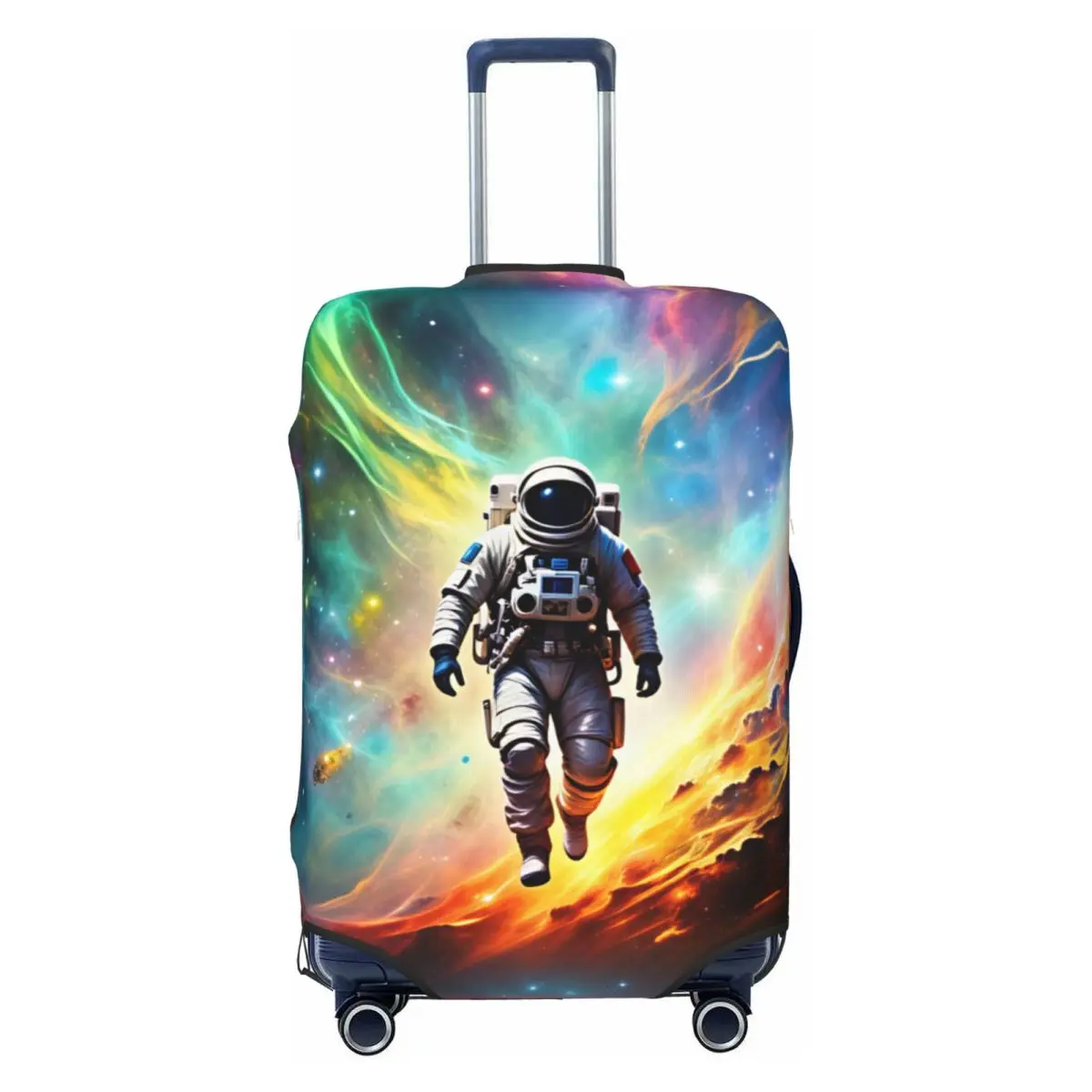 Astronaut Rainbow Nebula Cosmic Cloud Space Sci-Fi Luggage Cover Elastic Travel Suitcase Protective Covers Suit For 18-32 inch
Astronaut Rainbow Nebula Cosmic Cloud Space Sci-Fi Luggage Cover Elastic Travel Suitcase Protective Covers Suit For 18-32 inch
