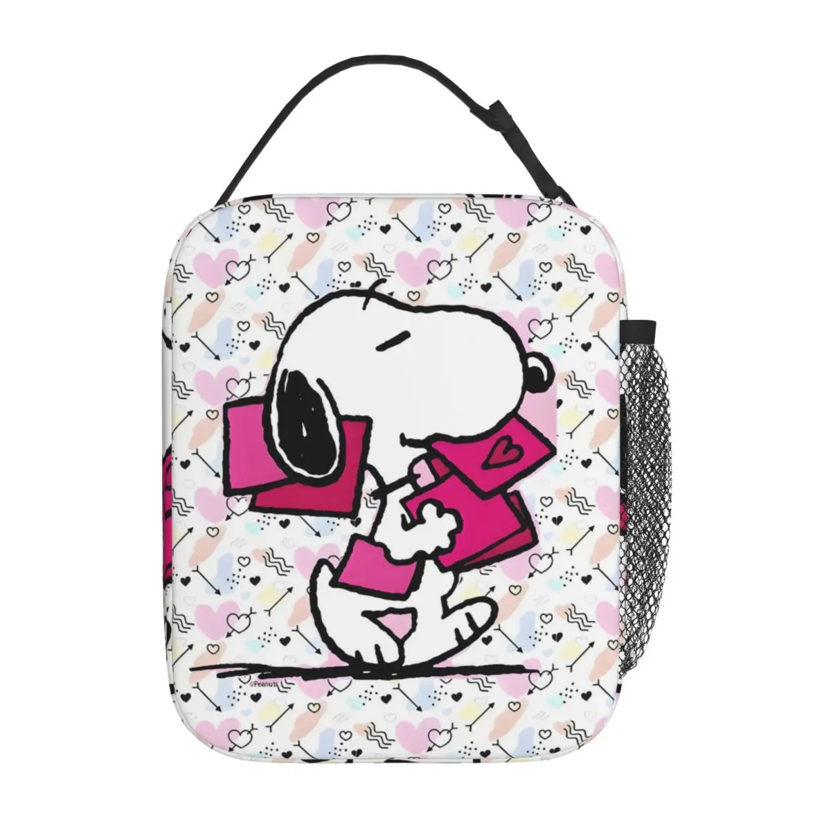 Custom Funny S-Dog-Snoopies Insulated Lunch Bag for Women Leakproof Arrow of Love Thermal Cooler Bento Box Beach Camping Travel
Custom Funny S-Dog-Snoopies Insulated Lunch Bag for Women Leakproof Arrow of Love Thermal Cooler Bento Box Beach Camping Travel