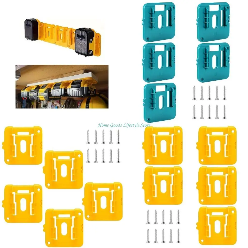 E74E Набор из 5 креплений для аккумуляторов электроинструментов. Крепление кронштейна для безопасного хранения в мастерских.
E74E Набор из 5 креплений для аккумуляторов электроинструментов. Крепление кронштейна для безопасного хранения в мастерских.