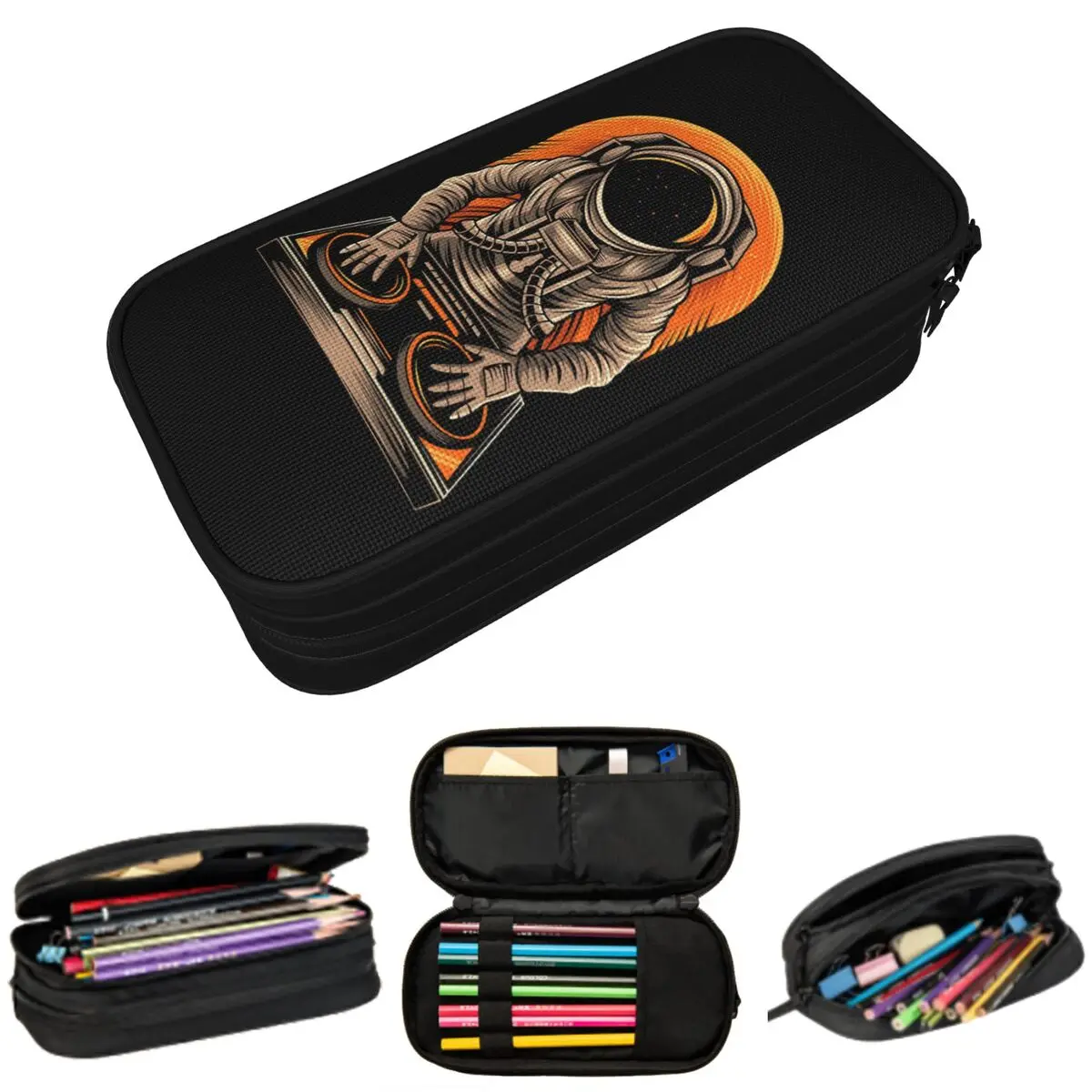 An Astronaut DJ In Space Pencil Case for Students School Pen Box Pencil Bag Stationery Supplies Pen Holder Bag
An Astronaut DJ In Space Pencil Case for Students School Pen Box Pencil Bag Stationery Supplies Pen Holder Bag