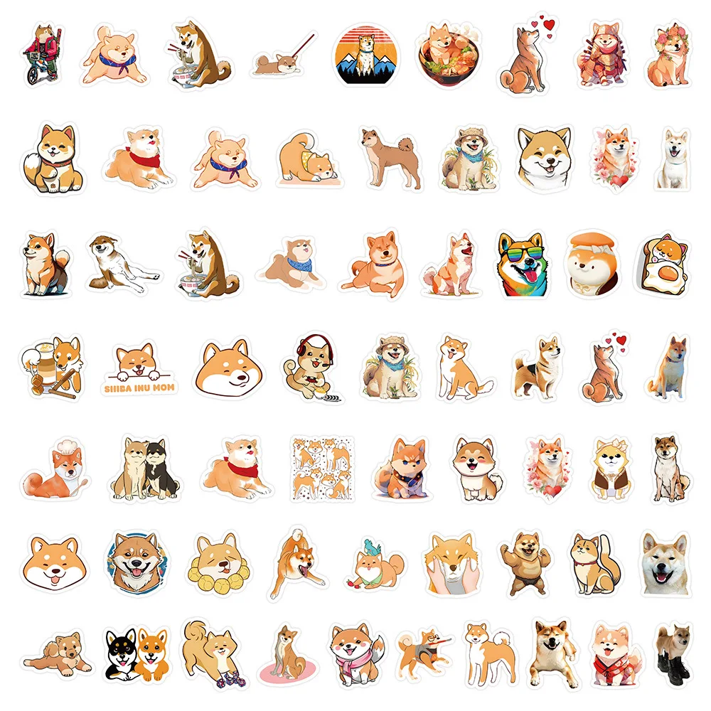 60PCS Kawaii Shiba Inu Cartoon Stickers Cute Dog Graffiti Decals Animal Meme DIY Decoration Laptop Guitar Car Bike Kids Toys
60PCS Kawaii Shiba Inu Cartoon Stickers Cute Dog Graffiti Decals Animal Meme DIY Decoration Laptop Guitar Car Bike Kids Toys