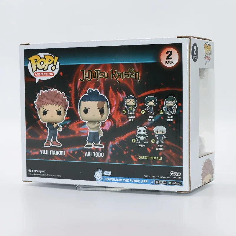 FUNKO POP Original Jujutsu Kaisen Itadori Yuji AOI TODO 2 Action Figure Toys for Boys Girls Gift Collectible Model Ornaments
FUNKO POP Original Jujutsu Kaisen Itadori Yuji AOI TODO 2 Action Figure Toys for Boys Girls Gift Collectible Model Ornaments
