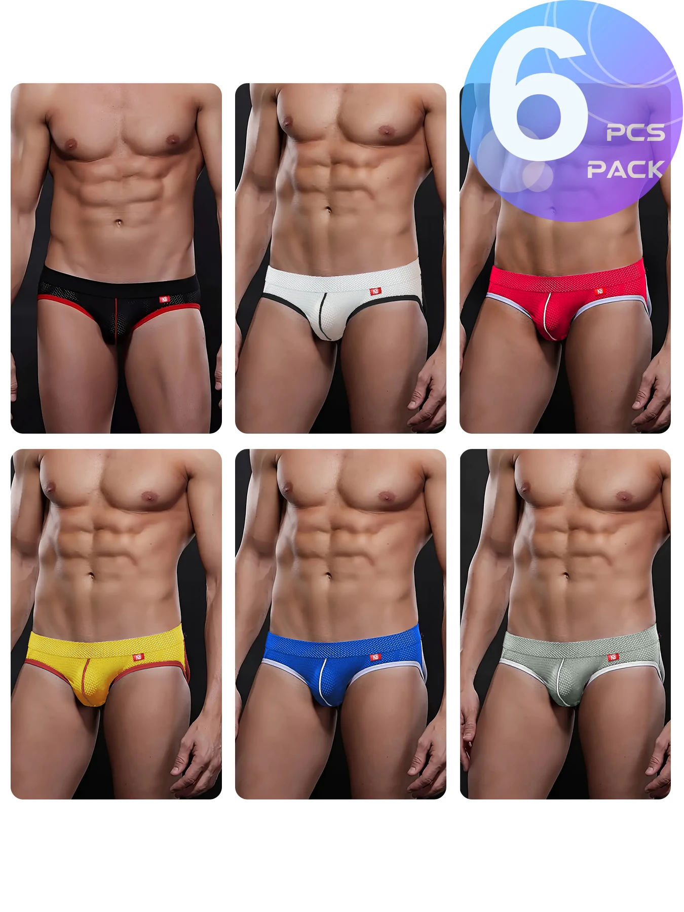 Men's Tight Jockstrap, Backless Underwear, Breathable Mesh Thong, Erotic String Slip Jock Strap, Gay Bikini Underpants, 6Pcs
Men's Tight Jockstrap, Backless Underwear, Breathable Mesh Thong, Erotic String Slip Jock Strap, Gay Bikini Underpants, 6Pcs
