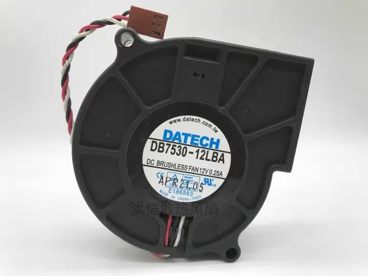 Бесплатная доставка, оригинальный DB7530-12LBA, вентилятор 7,5 см, 7530 DATECH, 12 В, 0,25 А, турбовентилятор с двойным подшипником
Бесплатная доставка, оригинальный DB7530-12LBA, вентилятор 7,5 см, 7530 DATECH, 12 В, 0,25 А, турбовентилятор с двойным подшипником