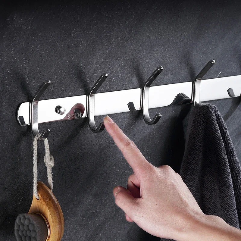 Wall-mounted Bathroom Robe Hook Wall Hanging Towel Rack Clothes Storage Bathroom Accessories
Wall-mounted Bathroom Robe Hook Wall Hanging Towel Rack Clothes Storage Bathroom Accessories
