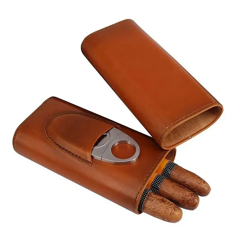 Man-made Leather Cigar Case Cigar Holder Mini Humidor Travel Box Portable Accessory for Cigar
Man-made Leather Cigar Case Cigar Holder Mini Humidor Travel Box Portable Accessory for Cigar