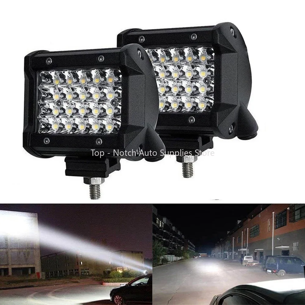 LED 4-inch 4-row 72W work light, spotlight long strip light, off-road vehicle roof and front bumper spotlight for cars(1pc)
LED 4-inch 4-row 72W work light, spotlight long strip light, off-road vehicle roof and front bumper spotlight for cars(1pc)
