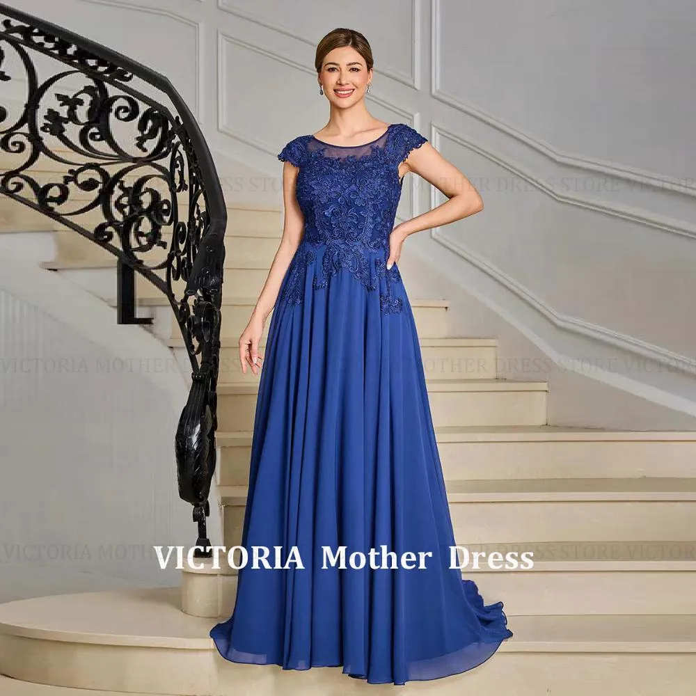 VICTORIA Customized Blue Elegant Mother of the Bride Dresses 2026 A-Line Appliques Long Wedding Guest Gowns Party Evening Dress
VICTORIA Customized Blue Elegant Mother of the Bride Dresses 2026 A-Line Appliques Long Wedding Guest Gowns Party Evening Dress