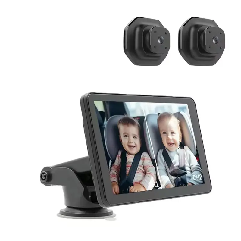 1080P Dual Lens Car Baby Monitor 3 Installation Methods Rear Seat Visible Adjustable Lens 5-Inch IPS Screen-Y41A
1080P Dual Lens Car Baby Monitor 3 Installation Methods Rear Seat Visible Adjustable Lens 5-Inch IPS Screen-Y41A