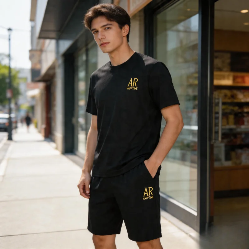2026 New in Mens Tracksuit T-shirt + Shorts Urban Causal Sports Outfit Male Spring Summer Home Outdoor Comfort Tees Set
2026 New in Mens Tracksuit T-shirt + Shorts Urban Causal Sports Outfit Male Spring Summer Home Outdoor Comfort Tees Set